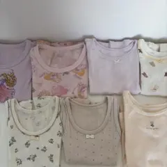 女の子　肌着　半袖　タンクトップ　インナー　100cm まとめ売り　7点セット