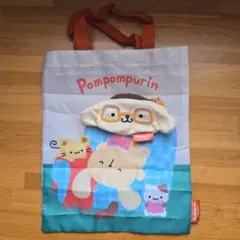 サンリオ　ポムポムプリン　ミニポーチ、ミニトート