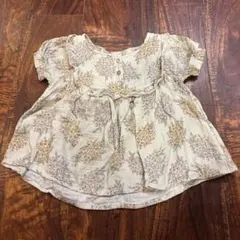 テータテート 花柄トップス 100
