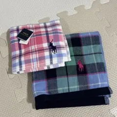 ラルフローレン　ハンカチ　タオル　2枚セット