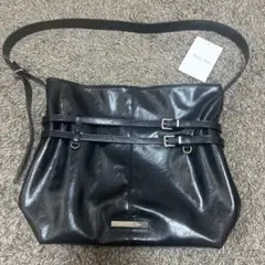 【Matin Kim】DOUBLE BELTED STRAP BIG BAG