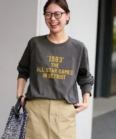 JOURNAL STANDARD relume　ラグランスリーブカレッジロングT