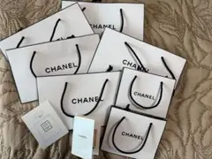 CHANEL シャネル ショッパー 紙袋 7枚、Perfumeサンプルセット