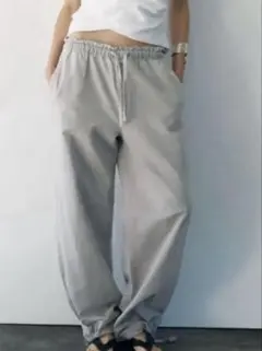 [新品タグ付き] ZARA ルーズフィットパンツ