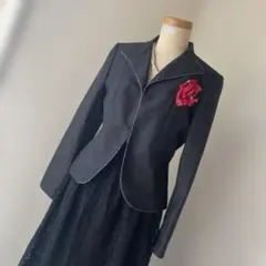 美J-ingジャケットアースミュージックレースフレアスカート13LLセットアップ