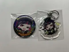 ツイステ ハロウィン スケモン リリア 缶バッジ アクキー 2点セット