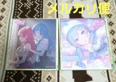 ② プロセカ ミニ色紙 55A 日野森雫 特訓前後 - メルカリ
