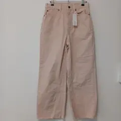 LEPSIM 　淡ピンク　デニムワイドパンツ　Mのサムネイル