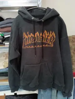 THRASHER スラッシャー ロゴパーカー Ｍサイズ ヴィンテージ 裏起毛