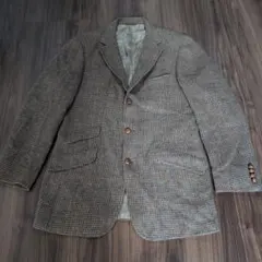 ラルフローレン　ＵＳＡ製　バーニーズ　ツイードジャケットＬ