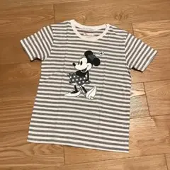 FLASH REPORT ディズニー　ミニー 半袖Tシャツ ボーダー