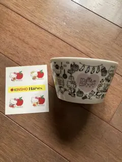 ハローキティ カップ 食器 陶器 シール付き
