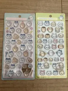 ちいかわ ぼんぼんドロップシール　第一弾みんなと第二弾みんなにこにこの2種セット