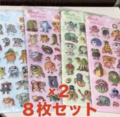 【8枚】イタリアンブレインロット きゅんポップ ぷくぷく シール AIモンスター