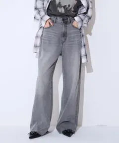 リラックスルーズカラーデニム JEANASIS ジーナシス デニム ジーンズ