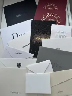 高級ブランド封筒セット CHANEL Dior Tiffany & Co.