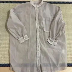 レディース　トップス　ブラウス　シアーシャツ