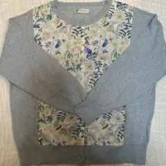 アフタヌーンティー　リバティコラボ　カーディガン