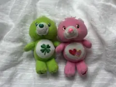 ケアベア ぬいぐるみ グットラックベア&ラブアロットベア