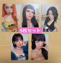 ルセラフィム SPAGHETT QQミュージック 限定 トレカ　5枚セット