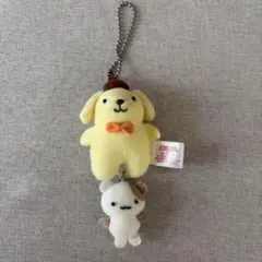 サンリオ　初期　ポムポムプリン　マフィン　マスコット　キーホルダー　レトロ　レア