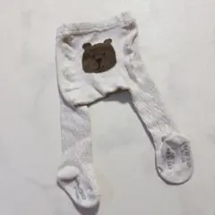 GAPベビー くまタイツ 0〜12m ホワイト