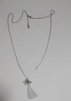 Reflect シルバー タッセル ネックレス