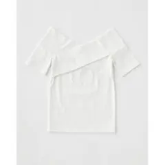 moussy クロスオフショルダートップス