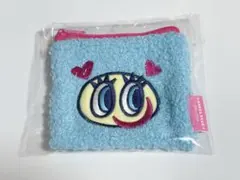 【新品未開封】エンジェルブルー もこもこスクエアポーチ ブルー