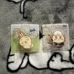 ちいかわ　アクリルシーンクリップ　ビスケット　うさぎ　やさしさ　シーサー