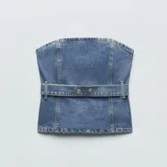 zara ザラ　TRF デニム　ビスチェ　ベア　gyda マウジー　H&M gu