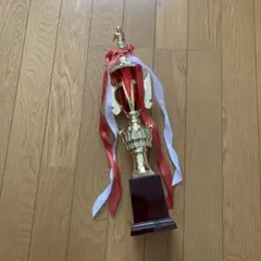 スポーツ大会 優勝トロフィー レッド×ゴールド