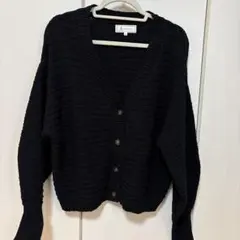 新品未使用　ROPÉ PICNIC ブラックカーディガン 38