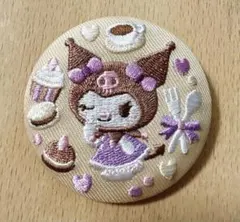 サンリオ クロミちゃん 刺繍缶バッジのサムネイル