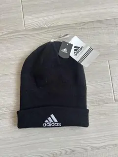 adidas ブラック ニット帽 フリーサイズのサムネイル