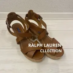 RALPH LAUREN collection レザーサンダル 37.5 茶のサムネイル