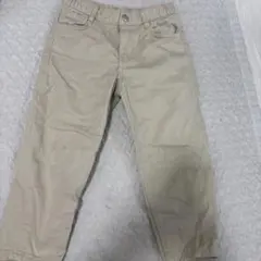 H&M ベージュ　チノパン　104