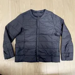 UNIQLOライトウォームパデッドコンパクトジャケット ブラック 120cm