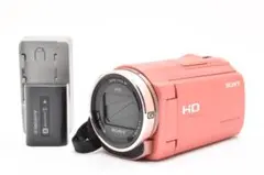 【美品】SONY HANDYCAM HDR-CX535 ピンク SONY HDR-CX535 P HandyCam Pink Video Camera Internal Memory 32GB