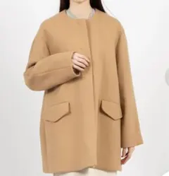 MaxMara ヘレーネ ピュアウール ダブルフェイス ケープ Mサイズ - メルカリ