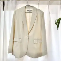 ZARA テーラードジャケット アイボリー