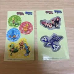 ポケットモンスターオメガルビー　アルファサファイア　シール 2枚セット