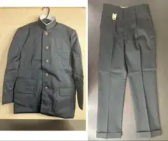 新品 未使用 学生服 上下セット 詰襟 黒150cm　制服 上着 ズボン