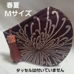 春夏　5層仕立て　裏側3層ハニカムメッシュ　飛沫防止　花粉対策　菊　洗えるマスク