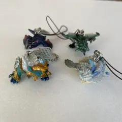 モンスターハンター　ストラップ4体セット