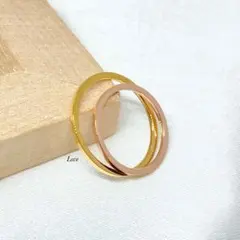 2点セット 1㎜ リング ステンレスリング ステンレス指輪 ピンキーリング ペア