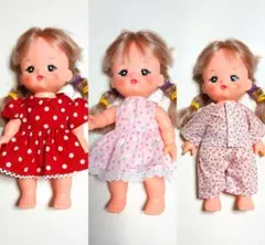 ハンドメイド メルちゃん服 ワンピース2着 パジャマ ㉓