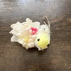 鳥　ブローチ