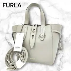 未使用✨FURLA フルラ ミニ ネット ショルダー 2way MARMO c