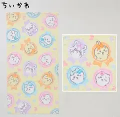 【新品・未使用】 ちいかわ ハンカチタオル フェイスタオル 2点セット ハチワレ
